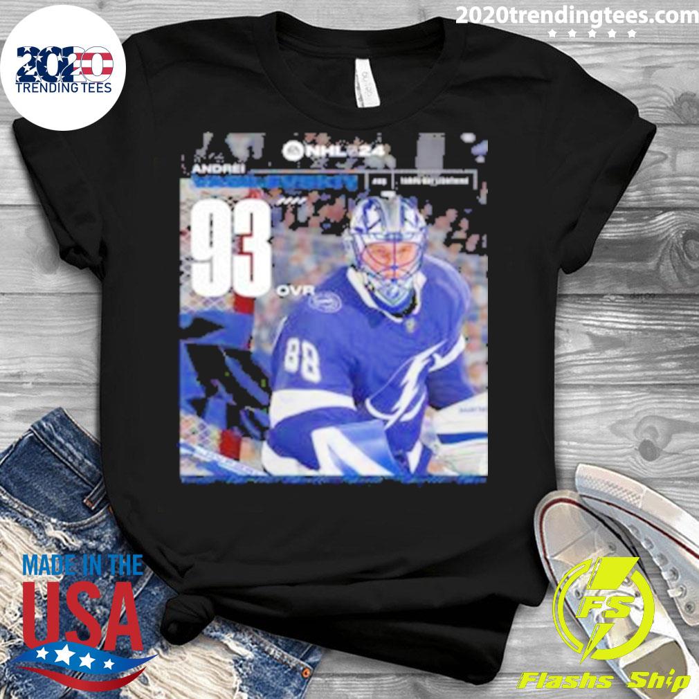 Men's 500 Level Andrei Vasilevskiy Tampa Bay Black Shirt