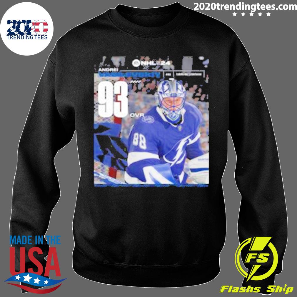 Women's Andrei Vasilevskiy Backer T-Shirt - Blue - Tshirtsedge