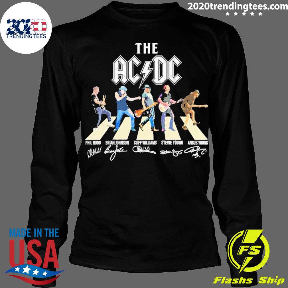 The Ac Dc Band Abbey Road Signatures Shirt