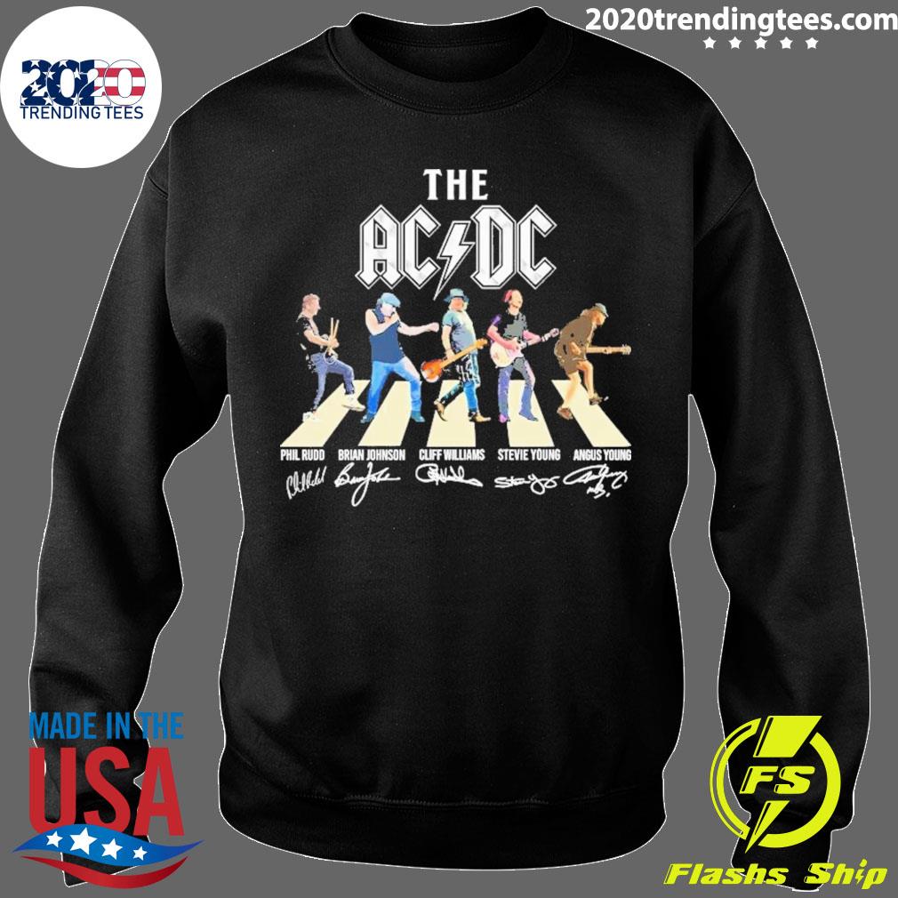 The Ac Dc Band Abbey Road Signatures Shirt, hoodie, sweater, long