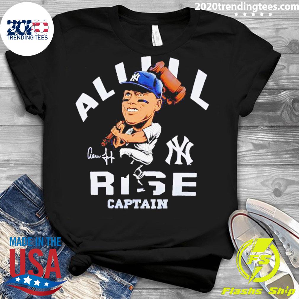 Official Yankees aaron judge all rise captain T-shirt, hoodie