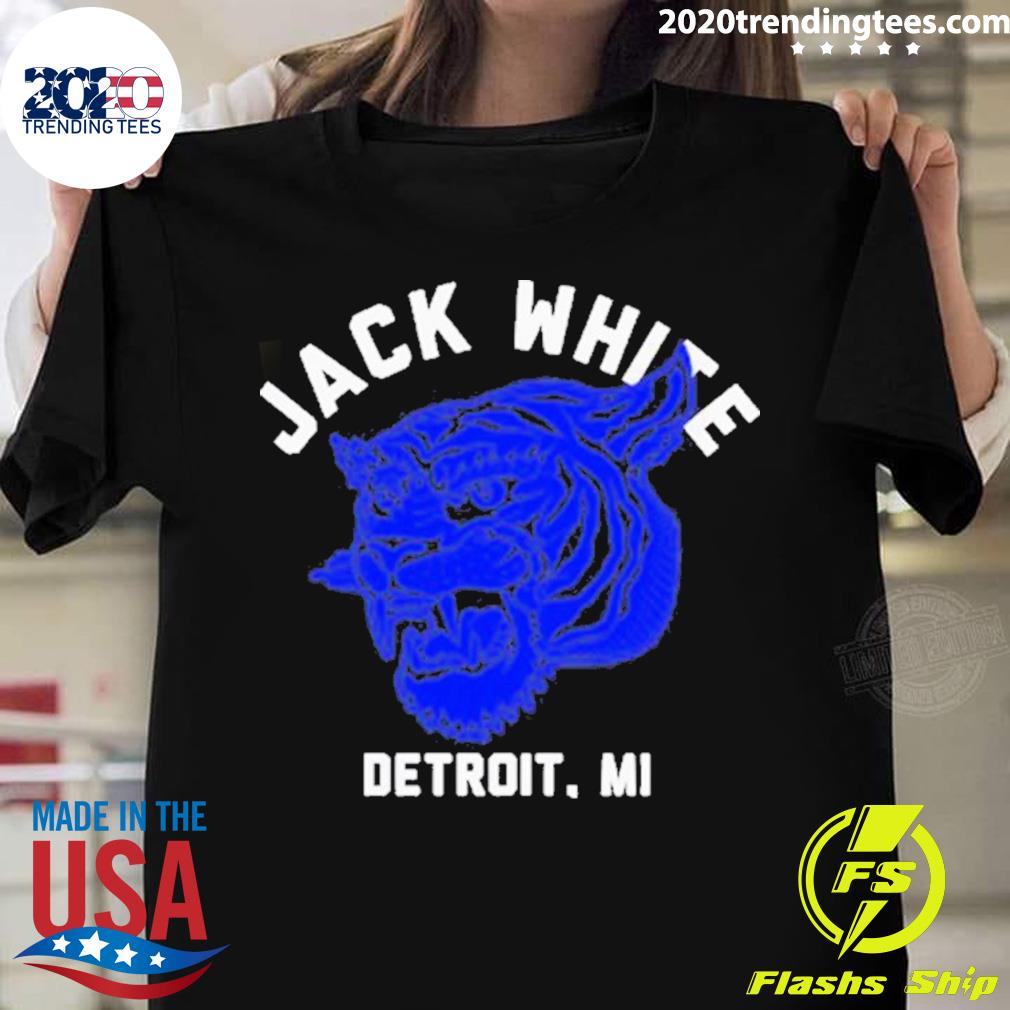 Jack White Tiger Detroit. MI T-shirt