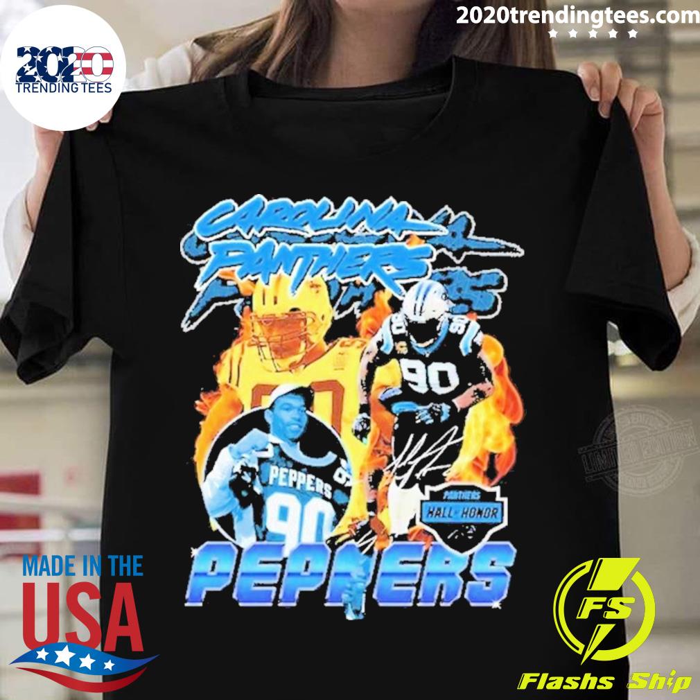 Julius Peppers Carolina Panthers 2023 Hall of Honor T-shirt