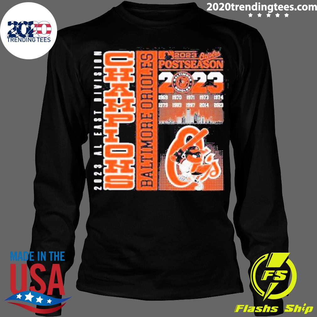 Baltimore Orioles 1969-2023 Al East Division Champions shirt, hoodie,  sweater, long sleeve and tank top