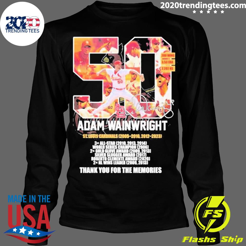 50 Adam Wainwright 2005-2023 St Louis Cardinals Thank You For The