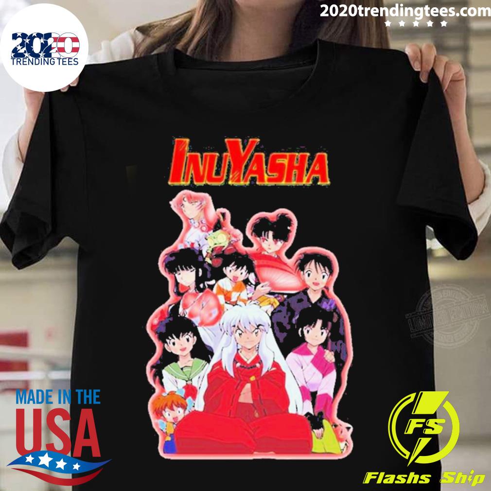 Official anime Inuyasha Characters T-shirt