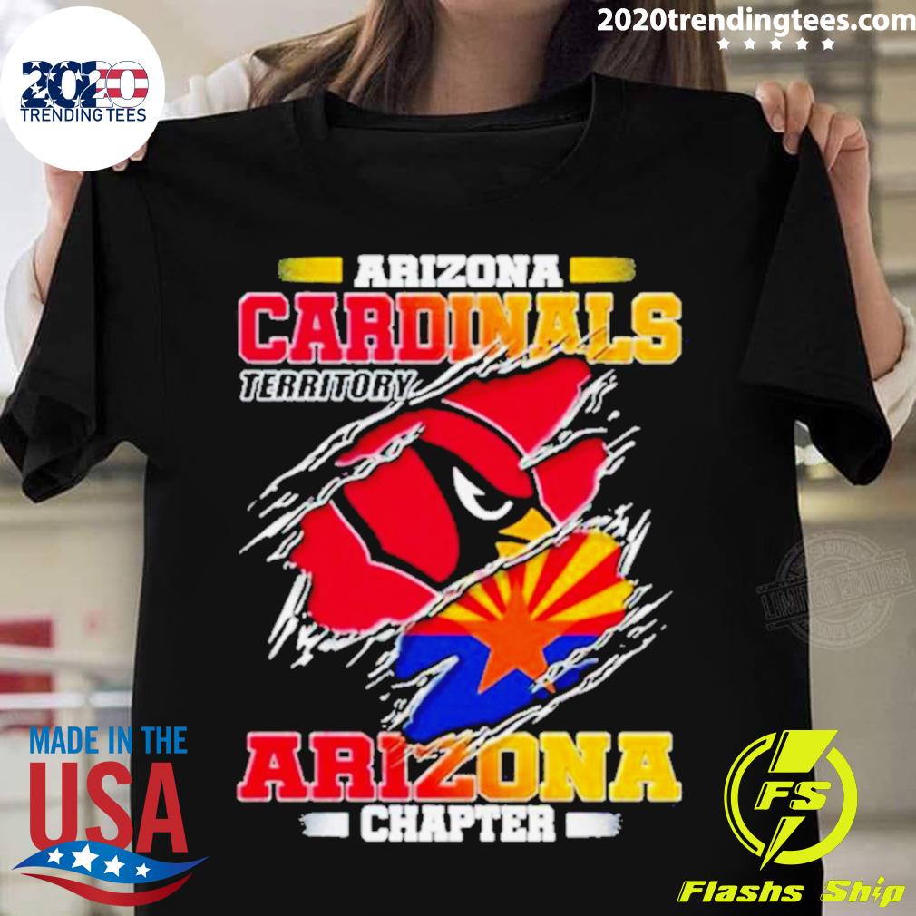 Official arizona Cardinals Territory Arizona Chapter T-shirt