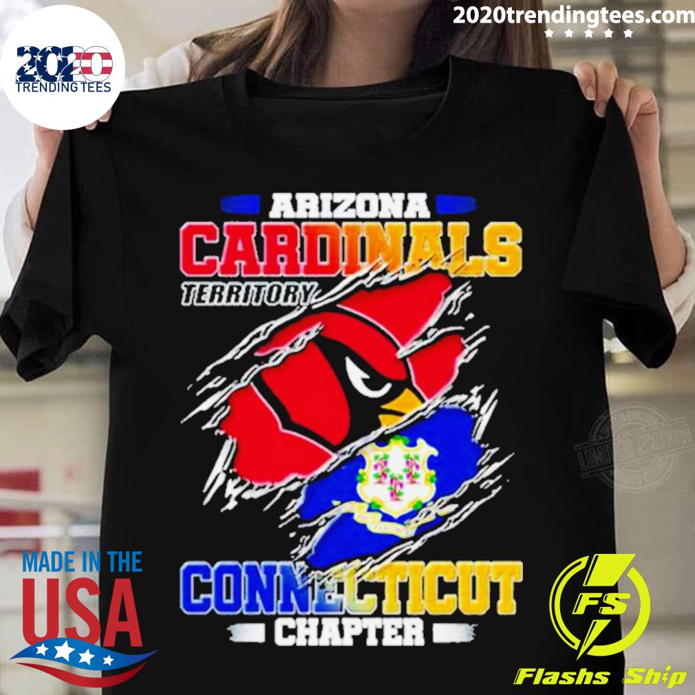 Official arizona Cardinals Territory Connecticut Chapter T-shirt