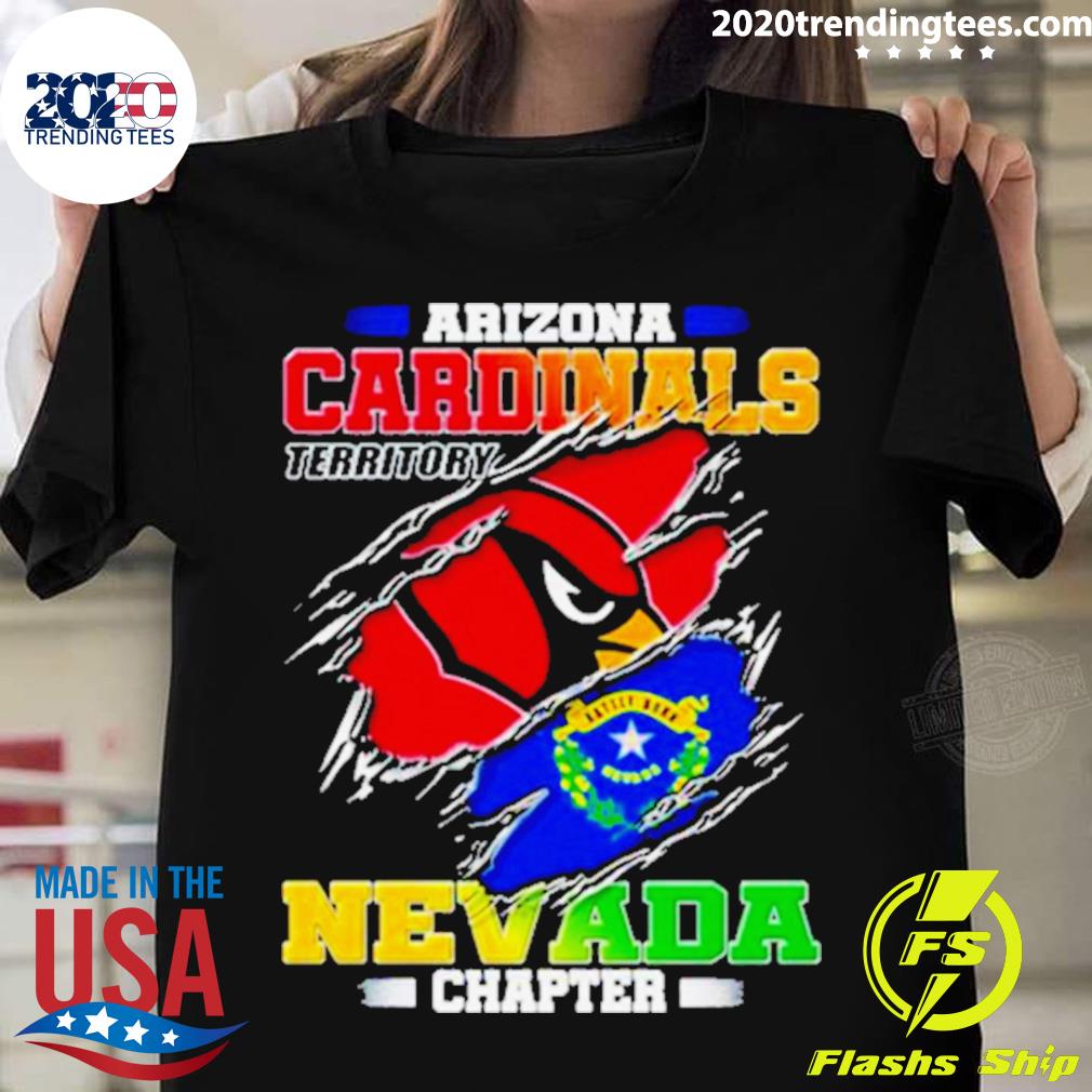 Official arizona Cardinals Territory Nevada Chapter T-shirt