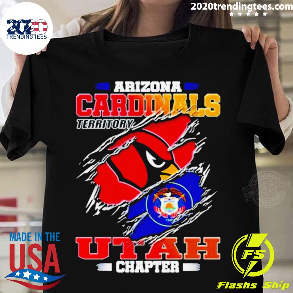 Official arizona Cardinals Territory Utah Chapter T-shirt