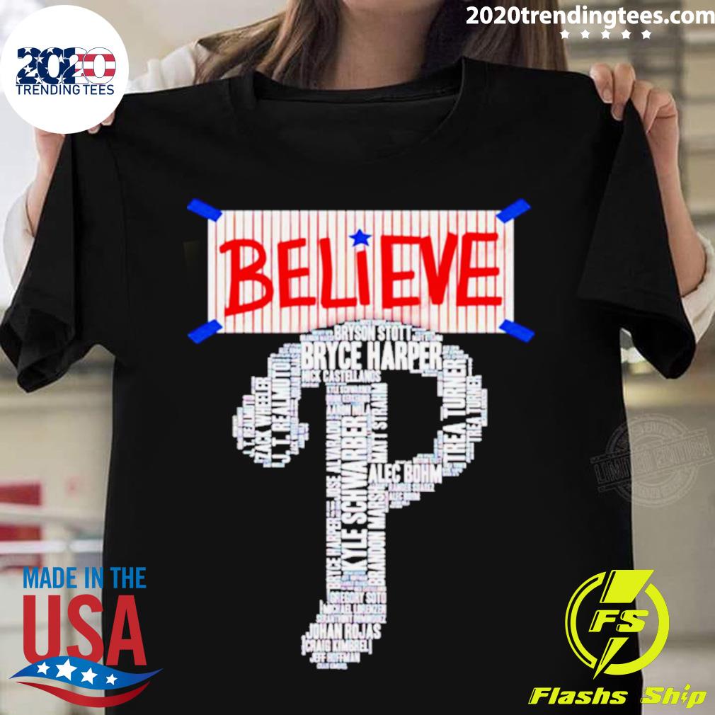 Official believe Phillies Big Logo T-shirt