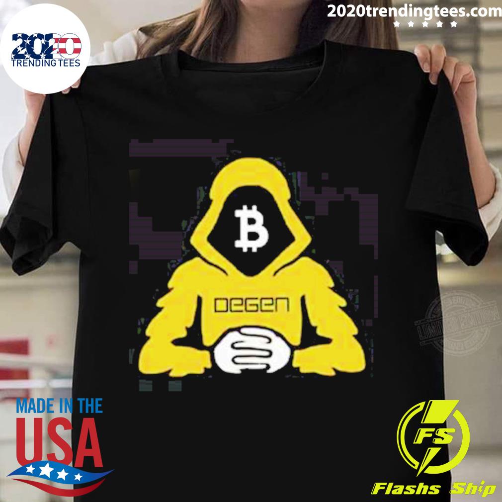 Official bitcoin Degen T-shirt