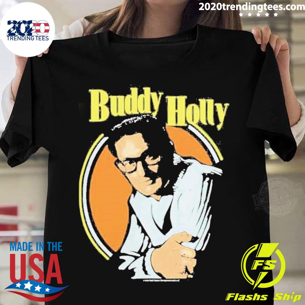 Official buddy Holly Portrait T-shirt