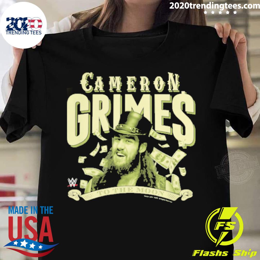 Official cameron Grimes To The Moon T-shirt