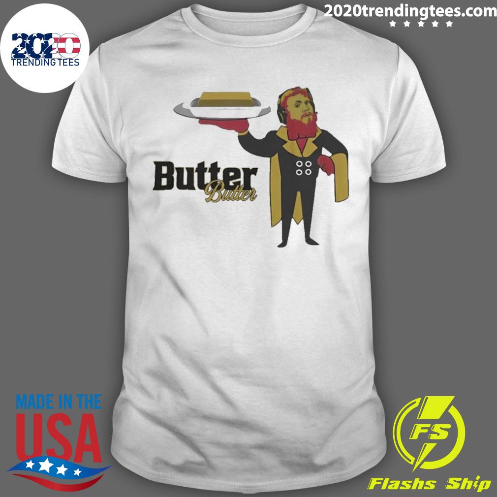 Official caseoh Merch Butter Butler T-shirt