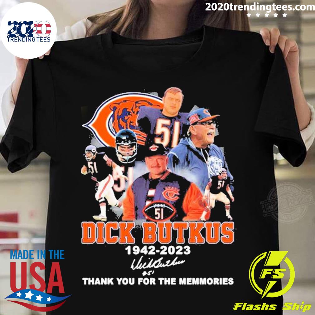 The Chicago Bears 100th anniversary 1920 2020 signature thank you for the  memories shirt