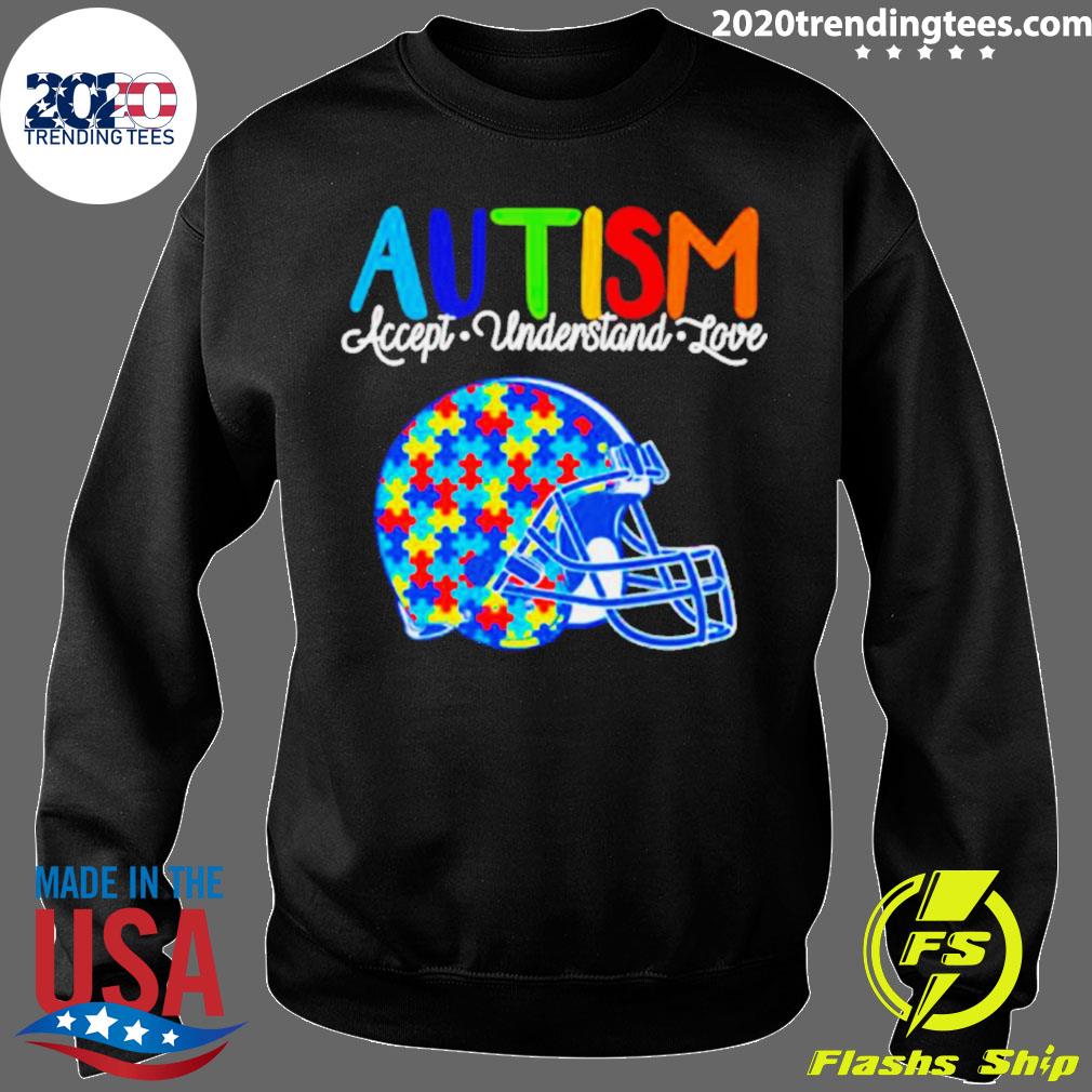 Official Cleveland browns NFL autism awareness accept understand love T- shirt, hoodie, tank top, sweater and long sleeve t-shirt