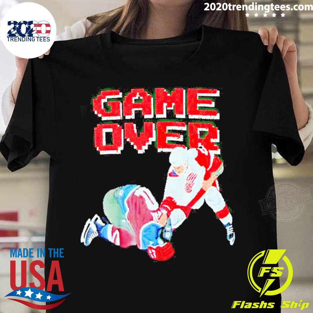 Official colorado Vs Detroit Wings Game Over T-shirt