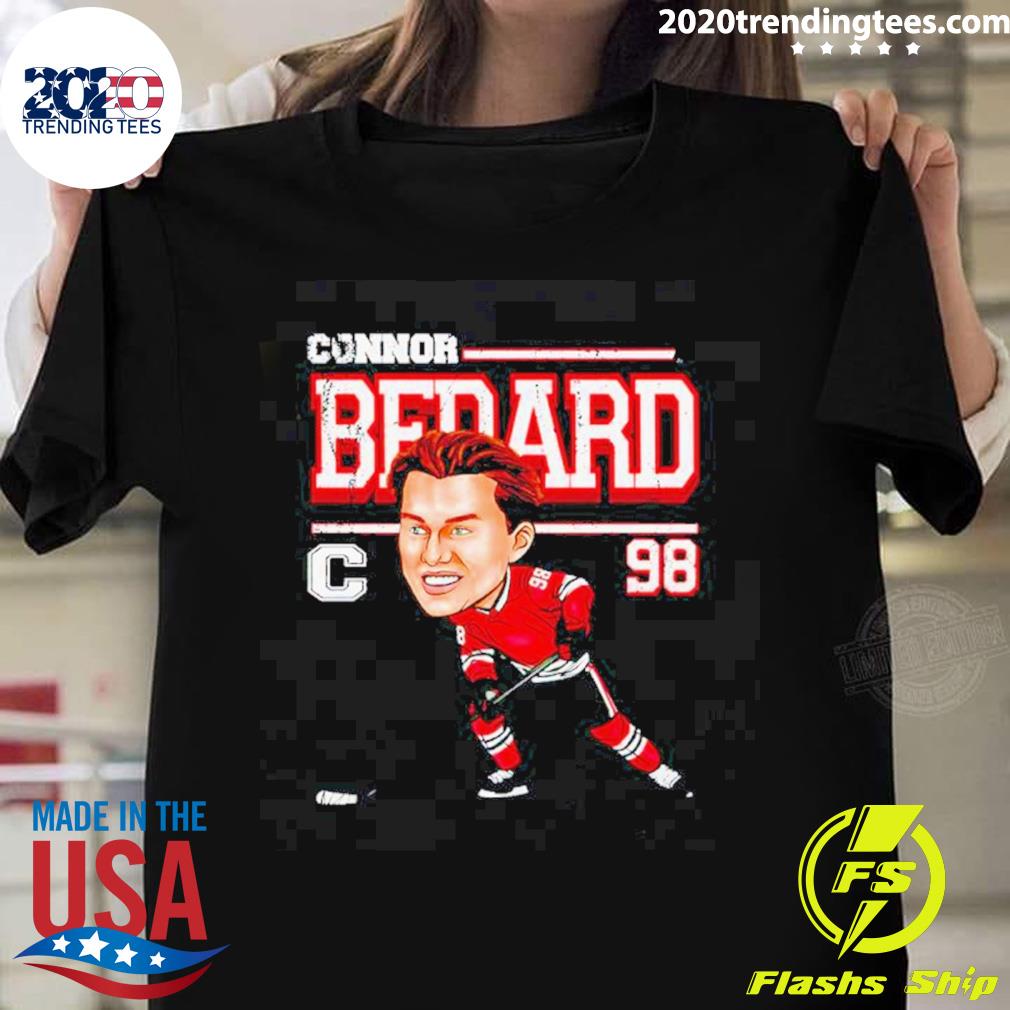 Official connor Bedard Chicago Cartoon T-shirt