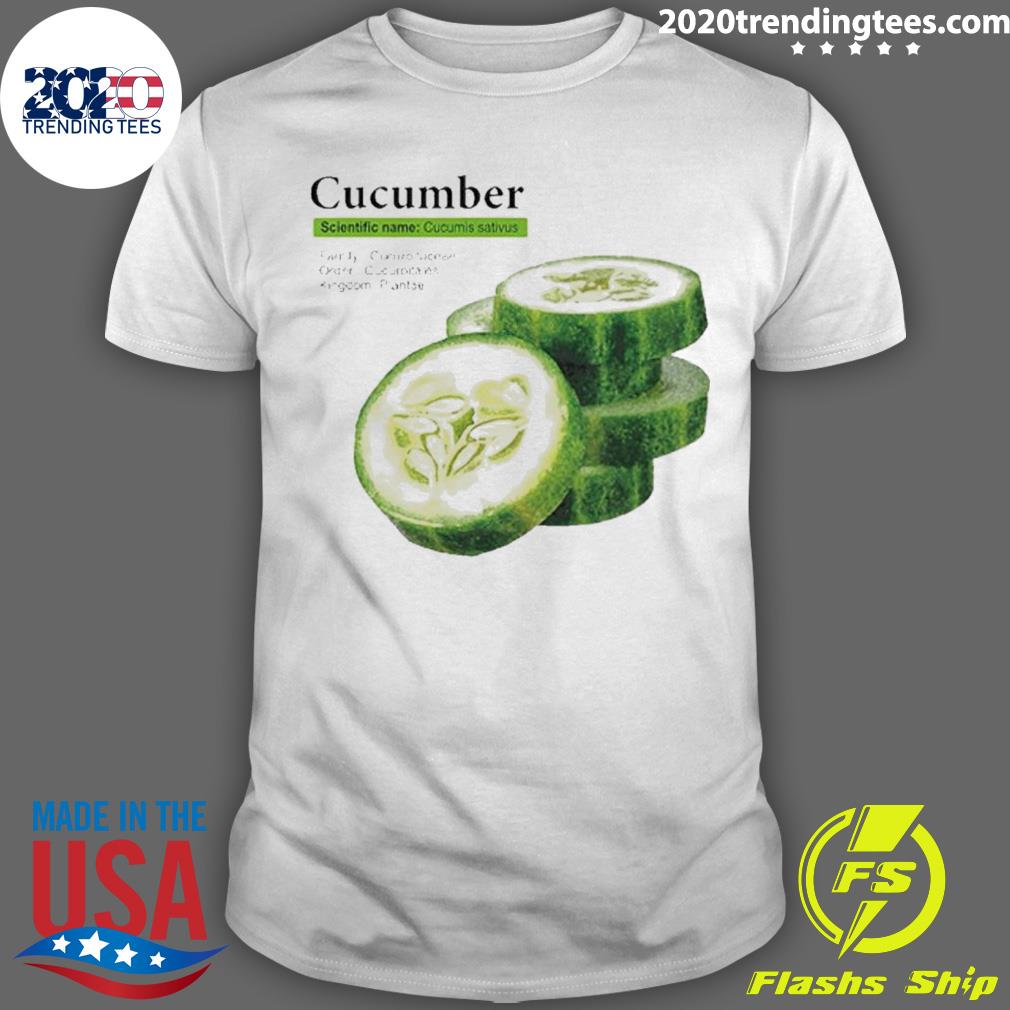 Official cucumber Vegetable Food T-shirt