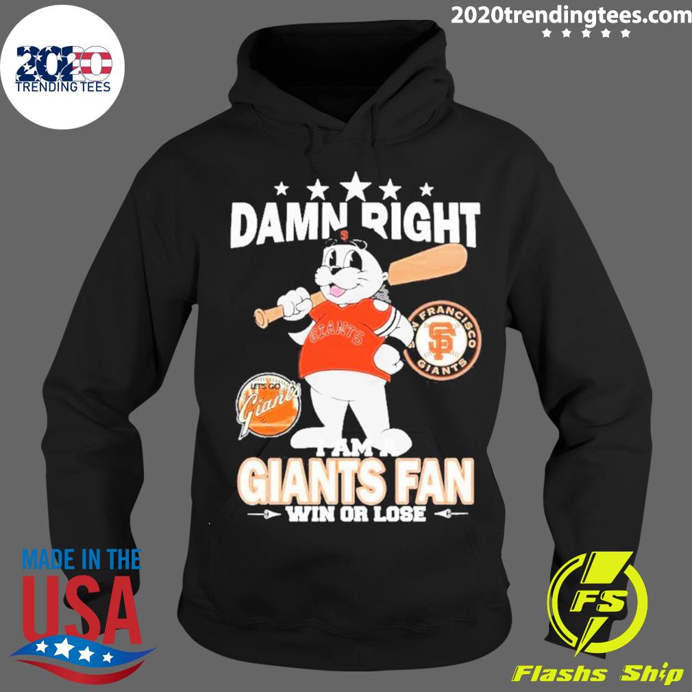 Official damn right I am a Chicago Bears Mascot fan win or lose shirt -  Limotees