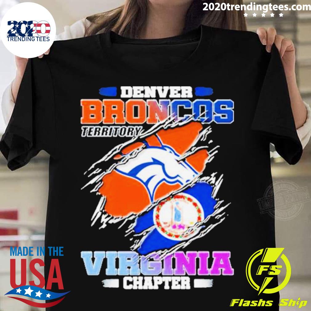 Official denver Broncos Territory Virginia Chapter T-shirt