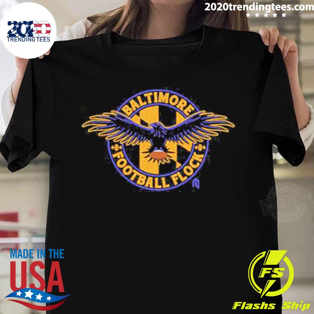 Official eagle Baltimore Football Flock T-shirt