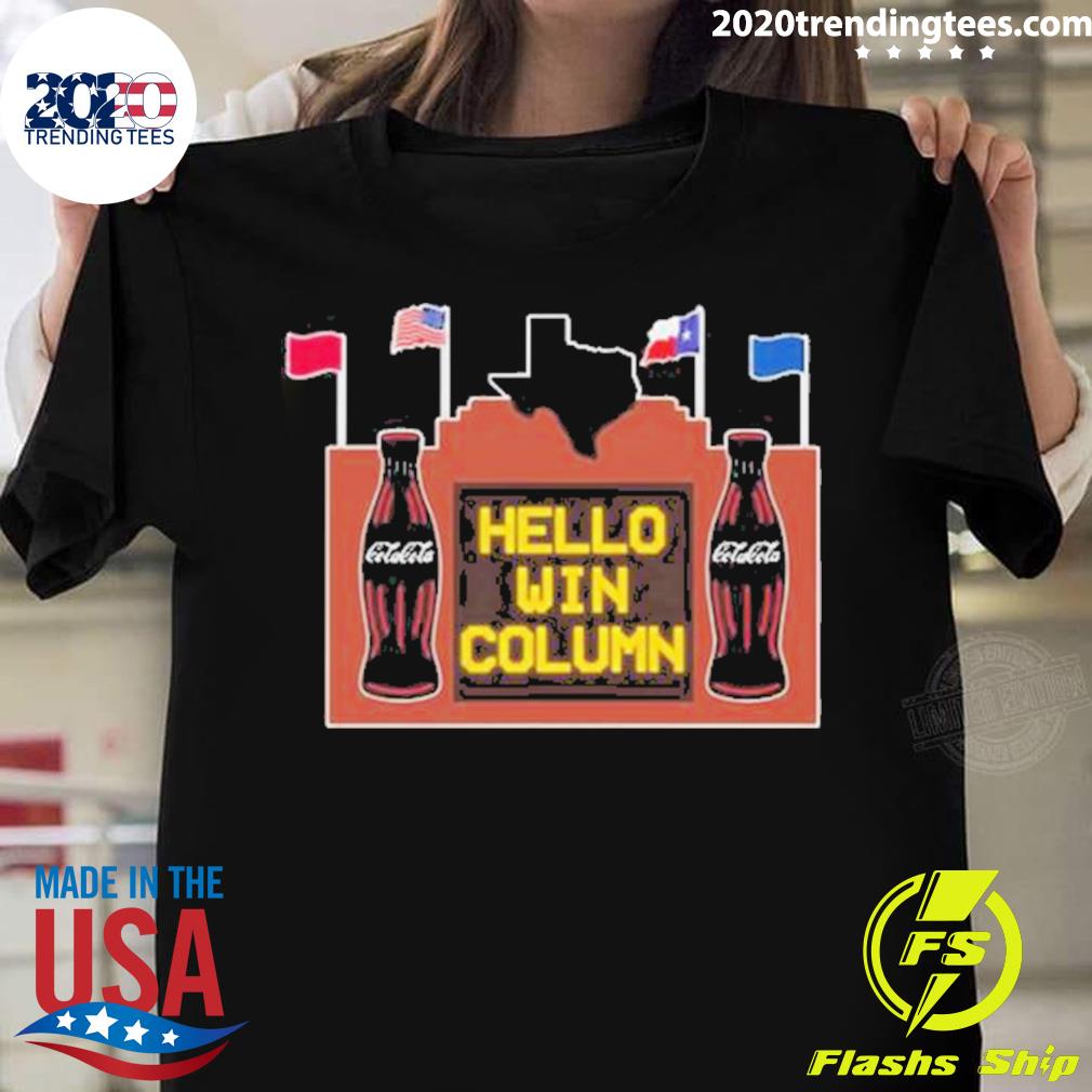 Official hello Win Column T-shirt
