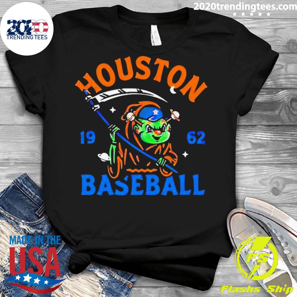 Houston Astros Orbit Reaper Baseball 1962 T-Shirt