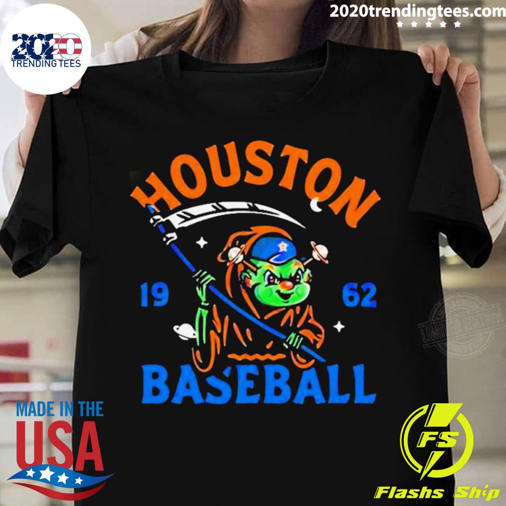 Houston Astros Orbit Reaper Baseball 1962 T-Shirt