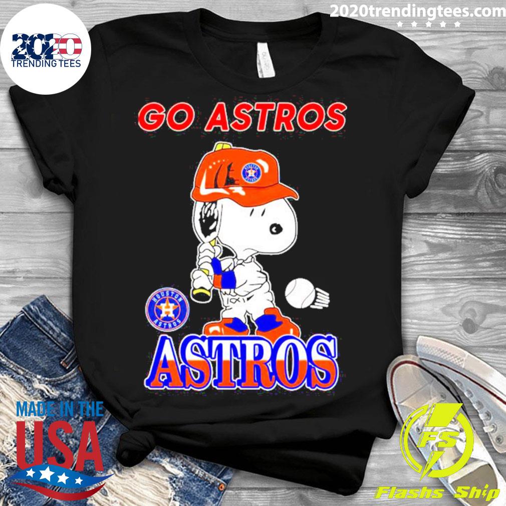 Snoopy Christmas Houston Astros T-shirt - Kaiteez