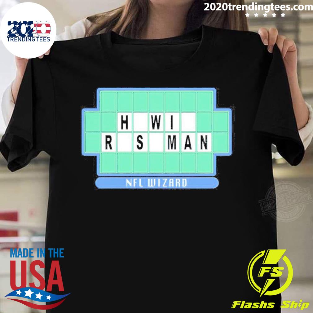 Official howie Roseman X Wheel Of Fortune Nfl Wizard T-shirt