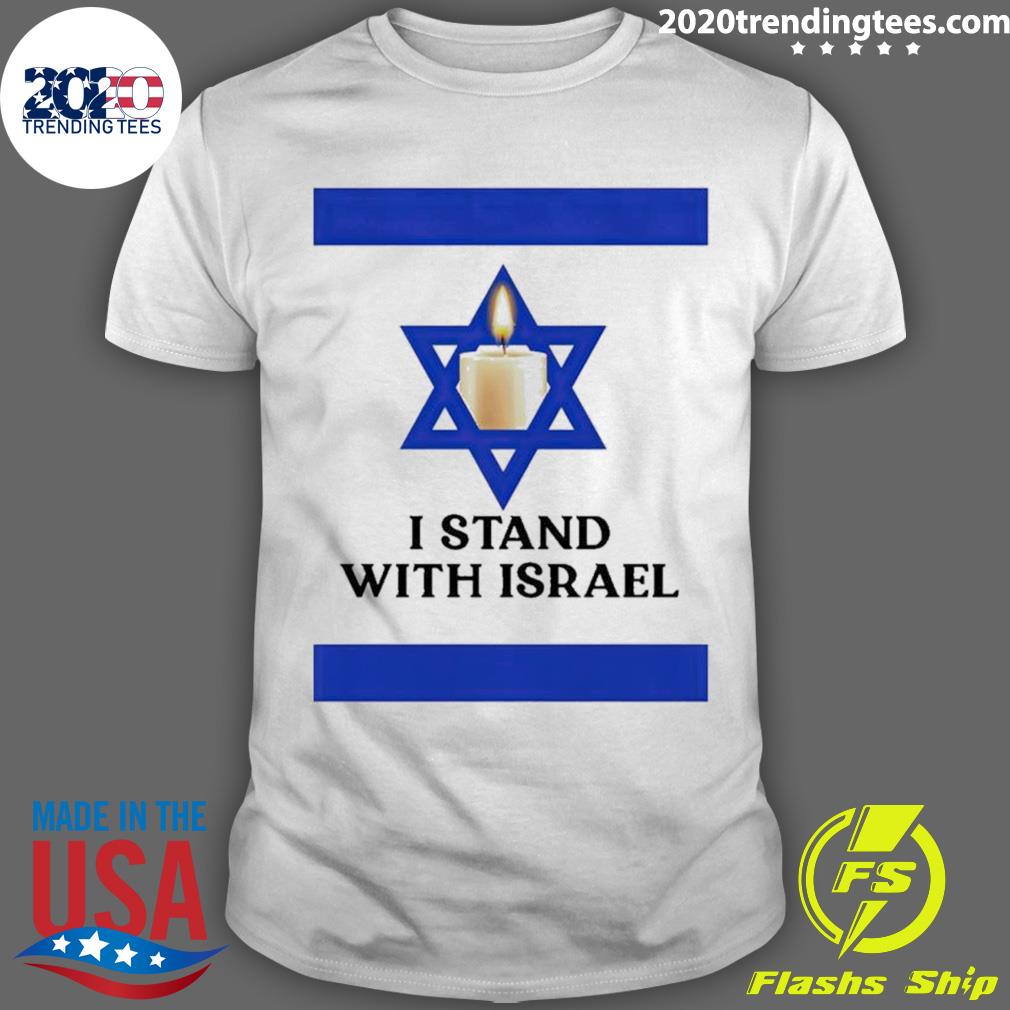Official i Stand With Israel Flag T-shirt