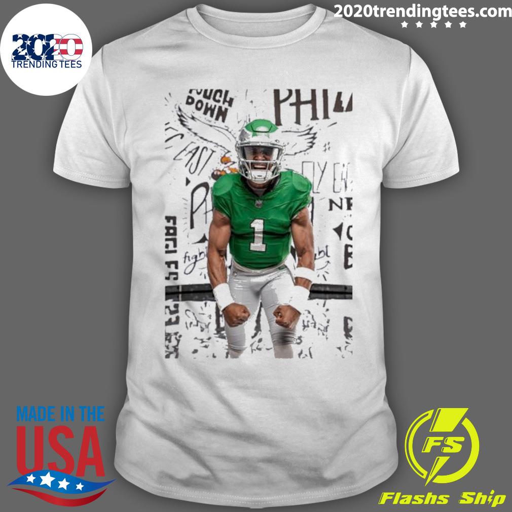 Official jalen Hurts Turn It Up Fly Eagles Fly T-shirt
