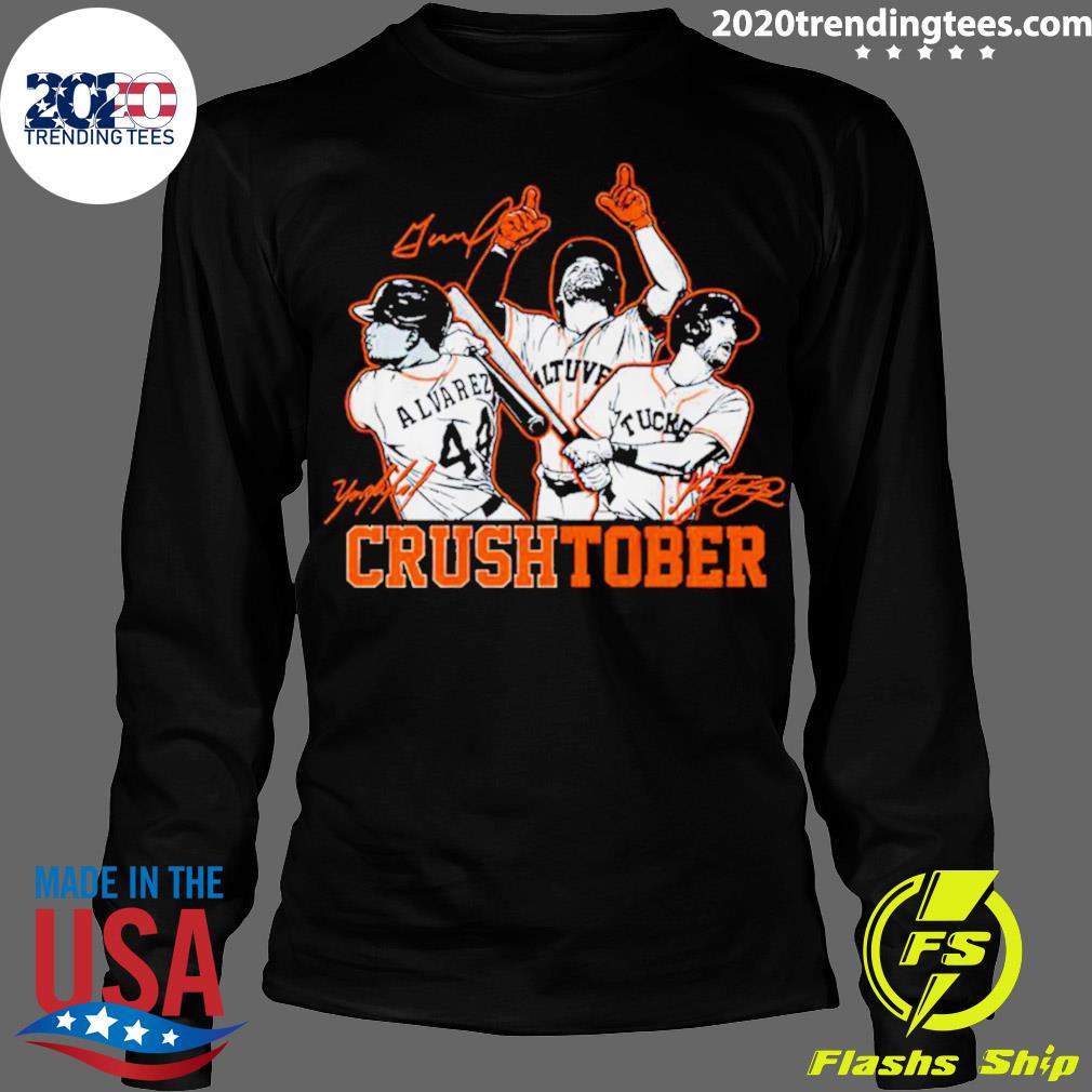 Houston Astros Crushtober Signatures Shirt, hoodie, sweater, long