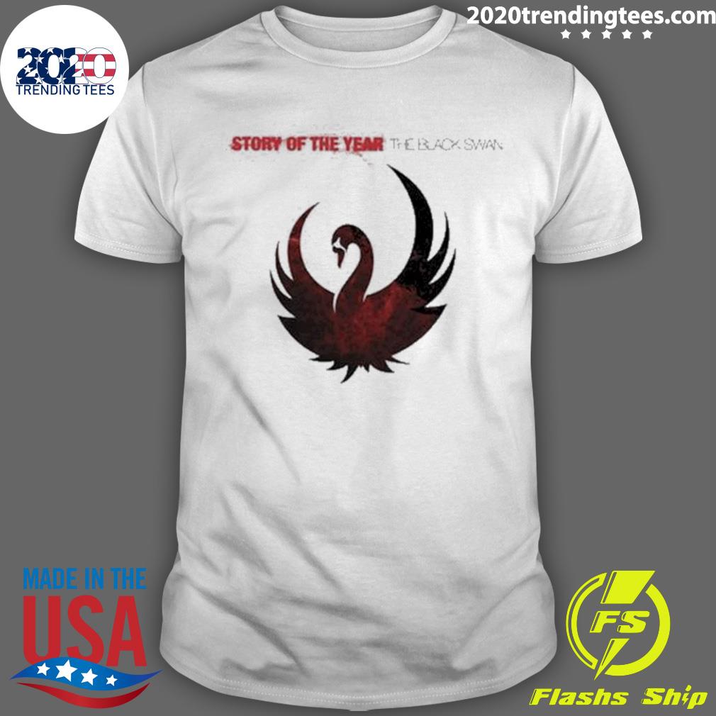 Official nice Story Of The Year The Black Swan 15 Year Anniversary Lp T-shirt