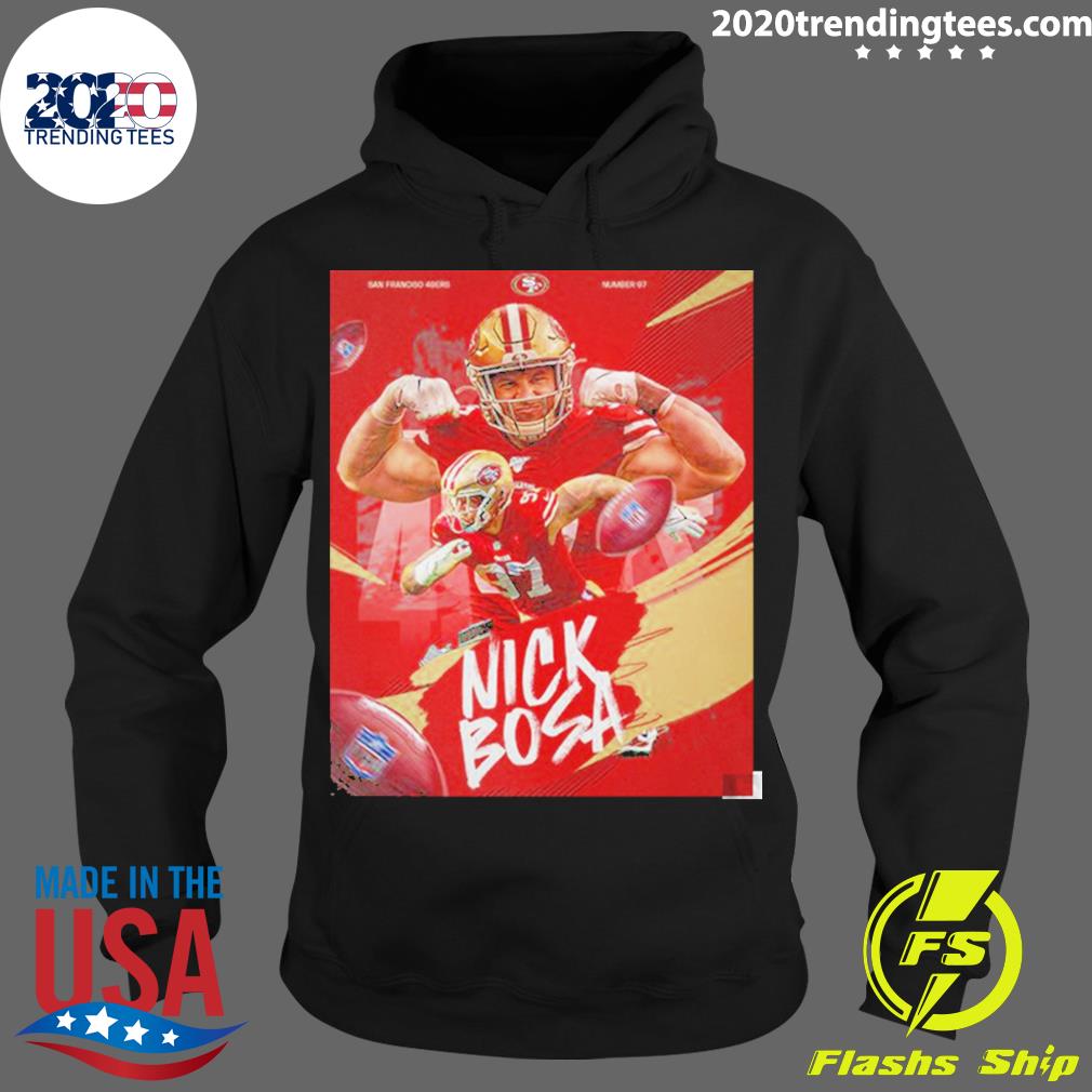 Nick Bosa San Francisco 49ers Number 97 3D T-Shirt - Binteez