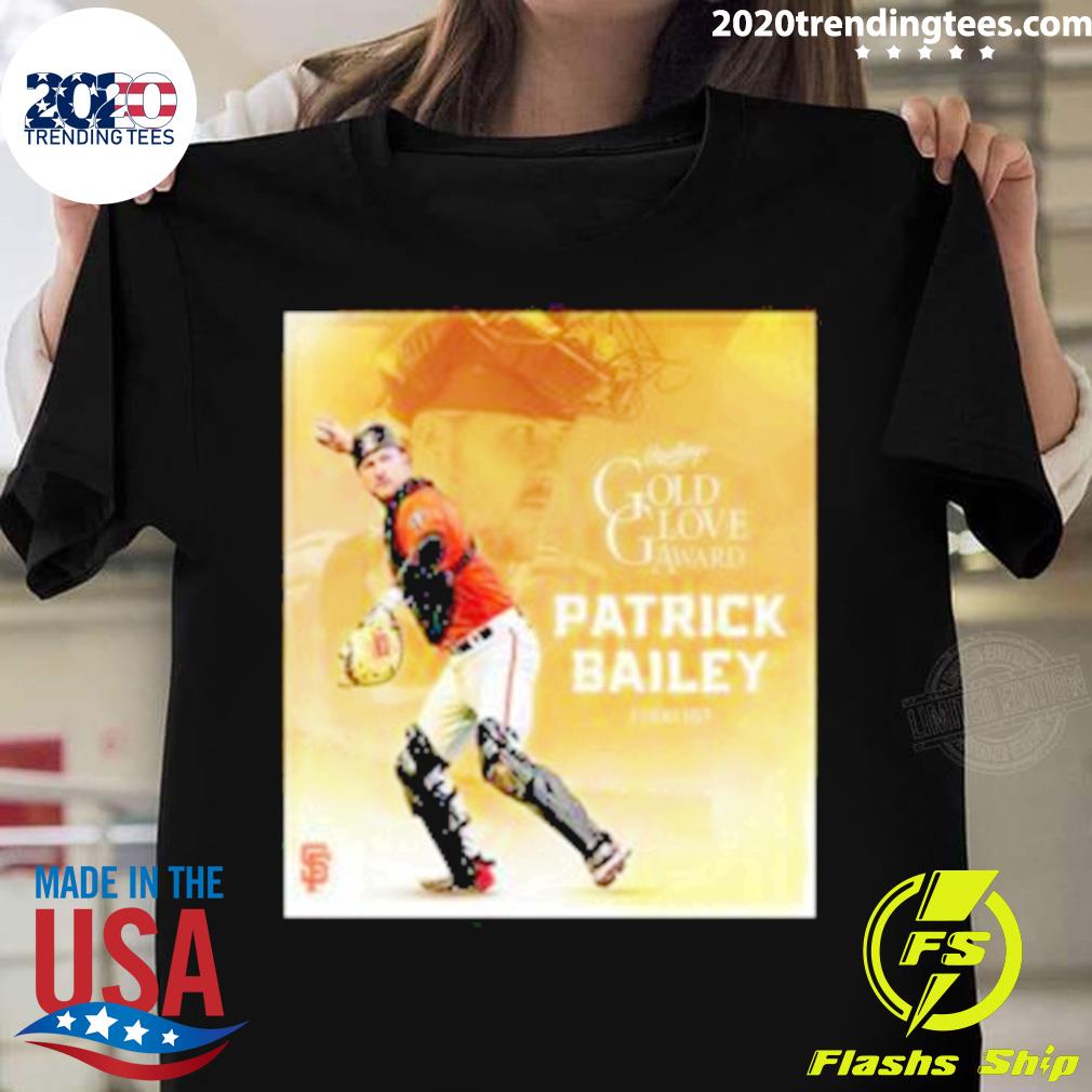 Official patrick Bailey 2023 Rawlings Gold Glove Award Finalist T-shirt
