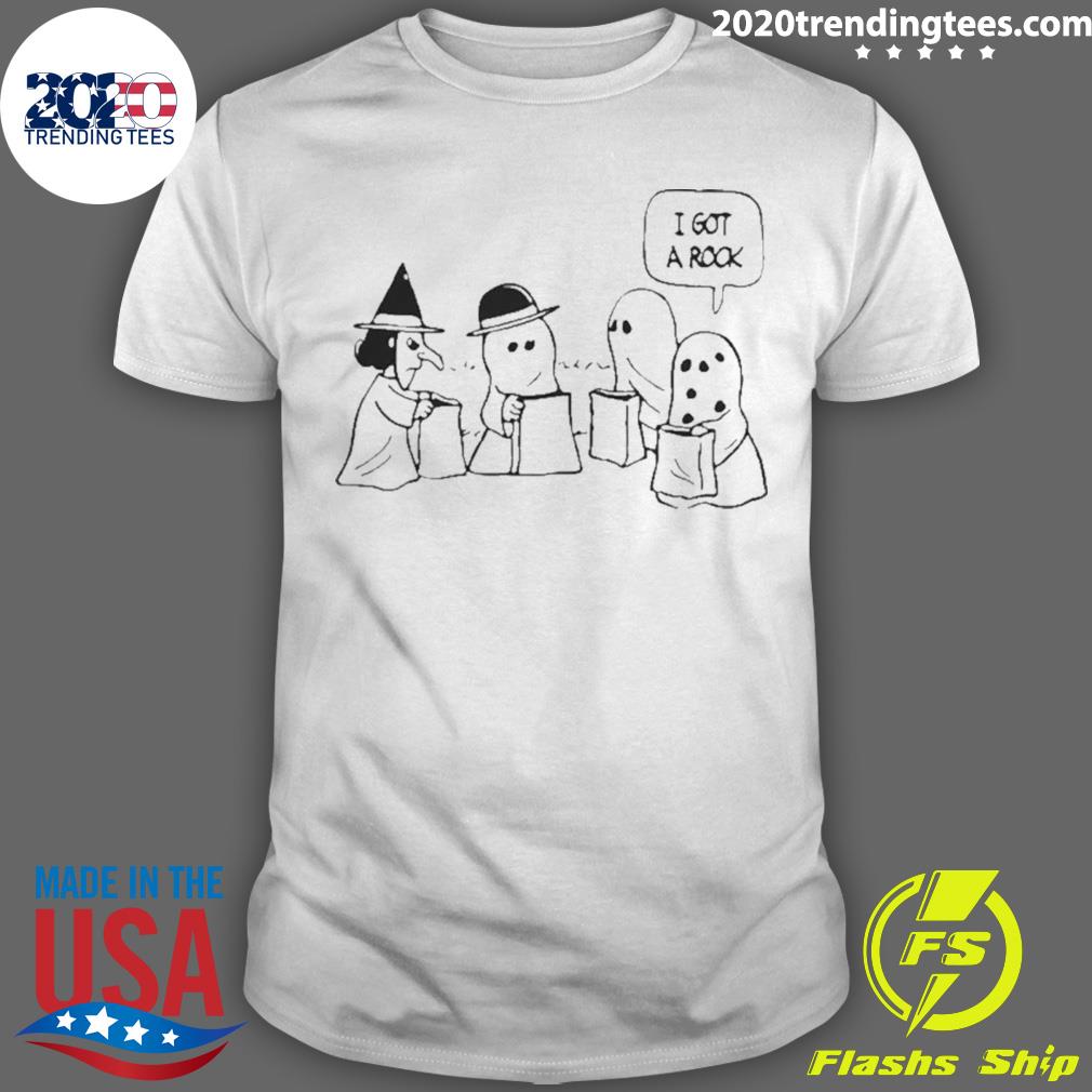 Official peanuts Charlie Brown I Got A Rock T-shirt