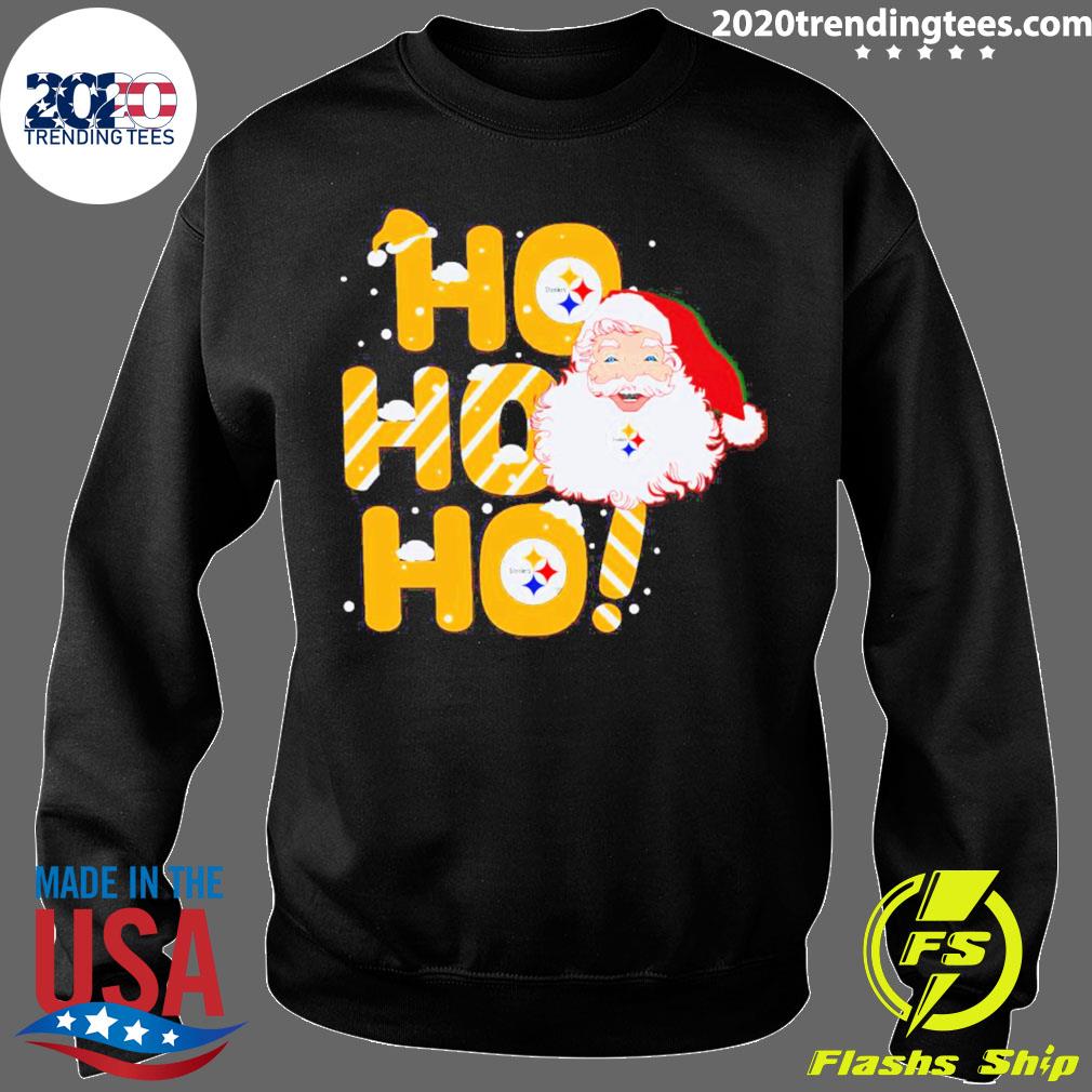 Pittsburgh Steelers Santa Claus Ho Ho Ho Christmas T-Shirt 