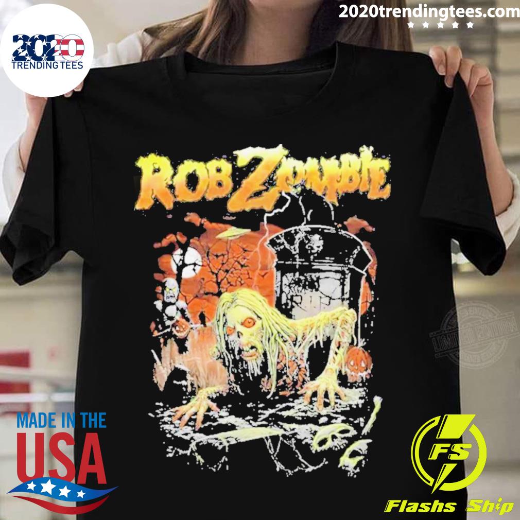 Official rob Zombie Halloween Rise T-shirt