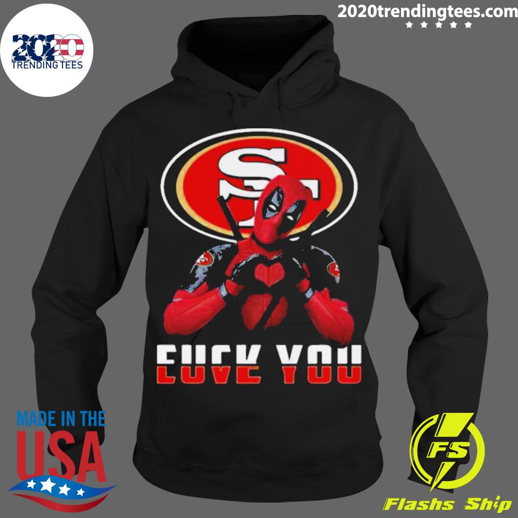 San Francisco 49ers Deadpool Love 2023 shirt, hoodie, sweater, long sleeve  and tank top