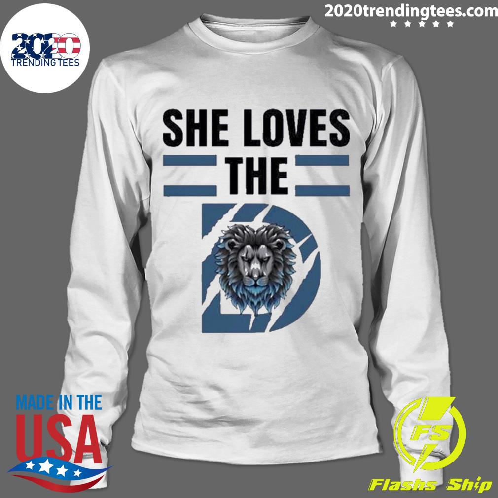 Official She Loves The Detroit Lions 2023 Men's T-Shirt, hoodie