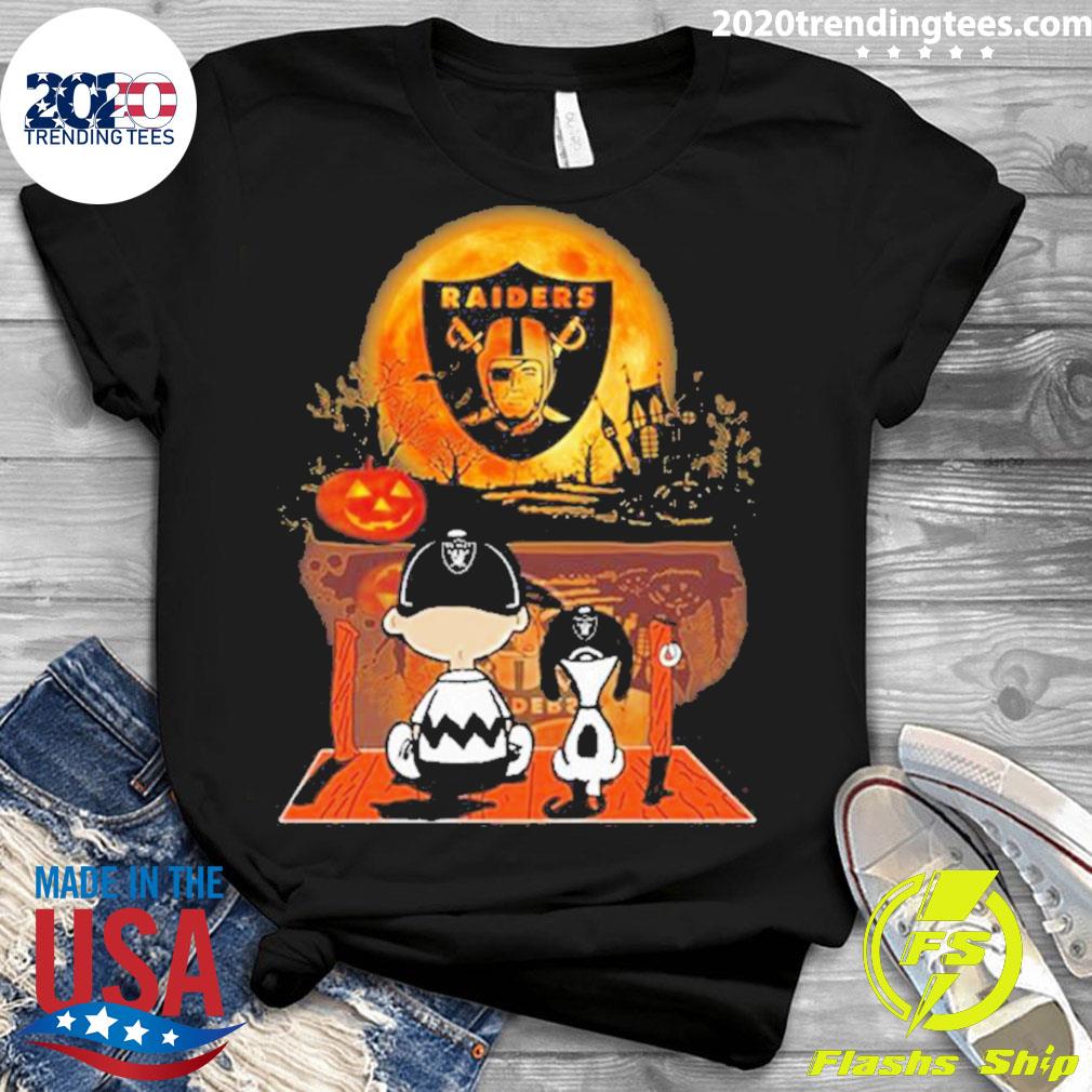 Oakland Athletics Snoopy and Charlie Brown Sit Under Moon Peanuts Halloween  shirt, hoodie, sweater, long sleeve and tank top