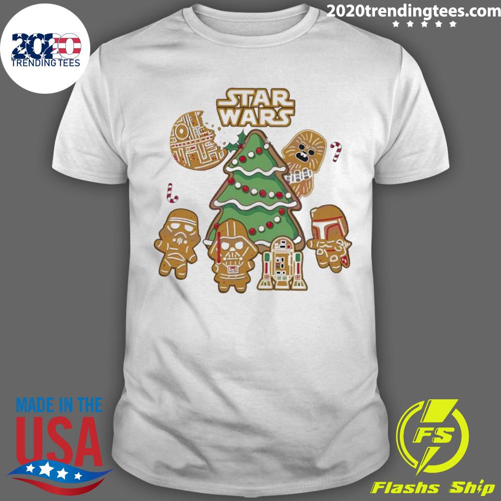 Official star Wars Characters Christmas Cookies T-shirt
