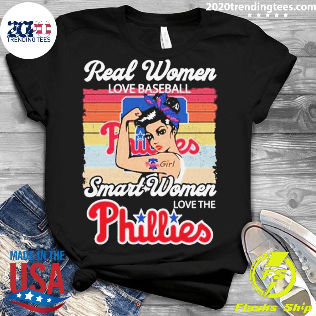 Real Women Love Baseball Smart Women Love The Philadelphia Phillies Team  Players Signatures shirt, hoodie, sweater, long sleeve and tank top