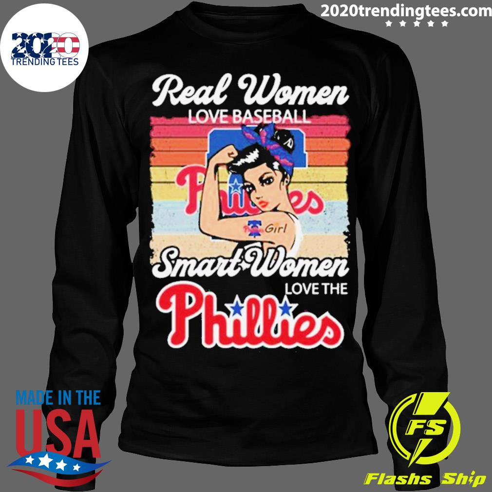 Real Women Love Baseball Smart Women Love Philadelphia Phillies Players  Team 2023 Signatures shirt, hoodie, sweater, long sleeve and tank top