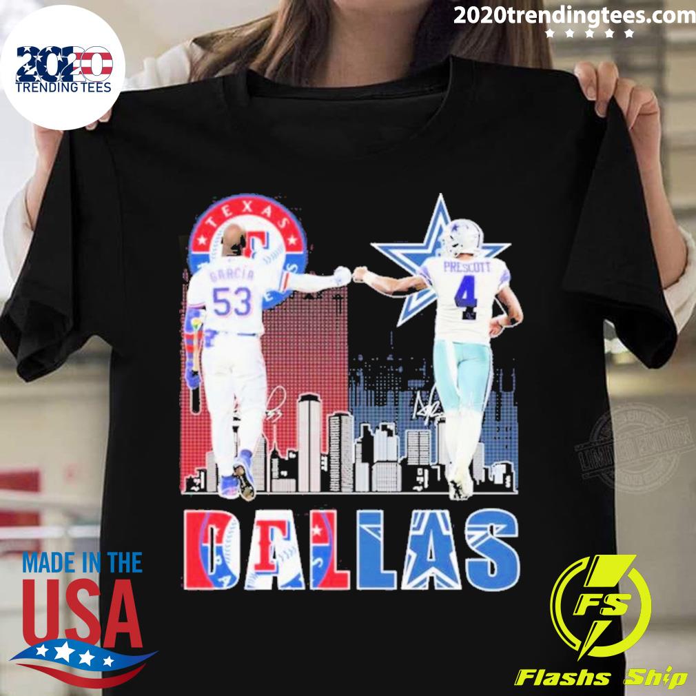Texas Rangers Adolis García And Dallas Cowboys Dak Prescott Dallas