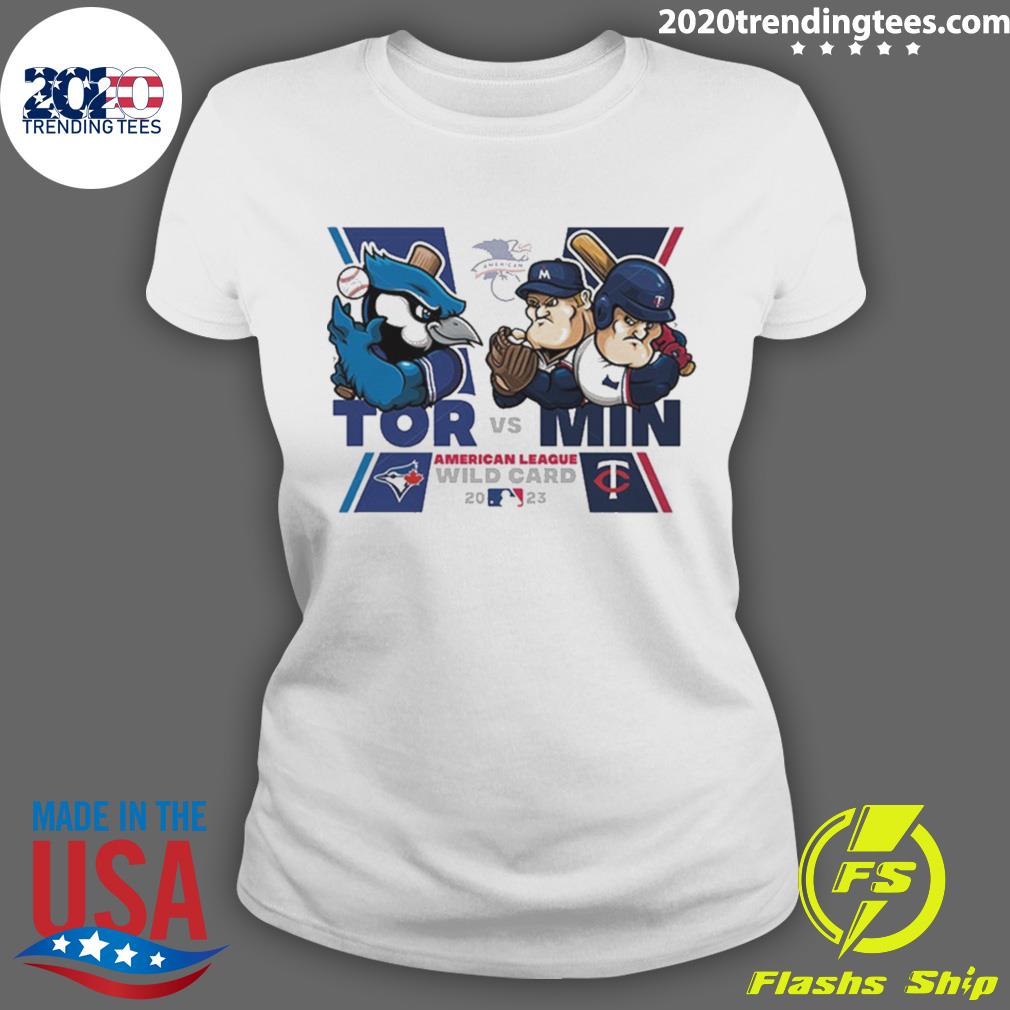 Toronto Blue Jays vs Minnesota Twins Mascot American League Wild Card 2023  Shirt, hoodie, longsleeve, sweater