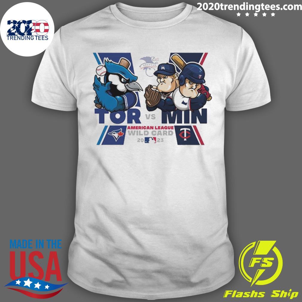 Toronto Blue Jays vs Minnesota Twins Mascot American League Wild Card 2023  Shirt, hoodie, longsleeve, sweater